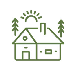 cabins near Big Piney Log cabin icon